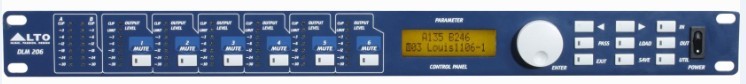 ALTO     DLM206  二进六出带USB接口数字音箱处理器