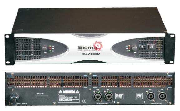 BIEMA拜玛音响  Xtd-2300H2/Xtd-1300H4 失量功放（2U）